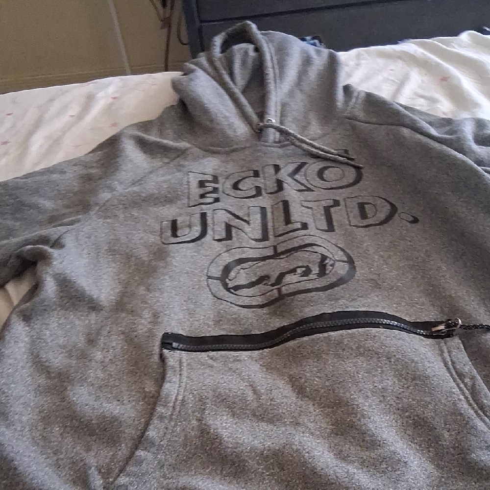 Ecko Unlimited Gray Casual Sweater